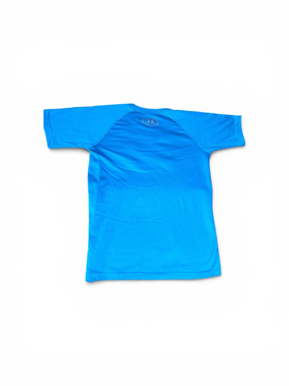 Under Armour HeatGear Blue Performance Tee Blue Youth XS - Picture 3 of 4